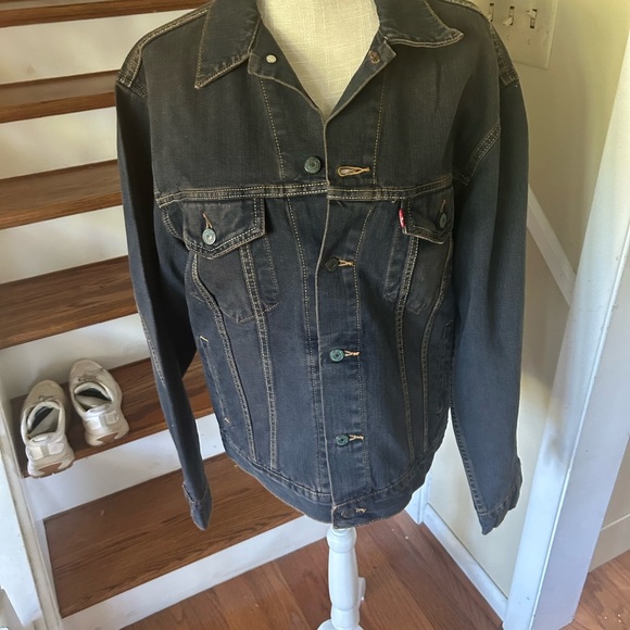 Vintage New Old Stock Levi's Men's Trucker Jacket Rust 705070604 Men’s Medium - Picture 2 of 13